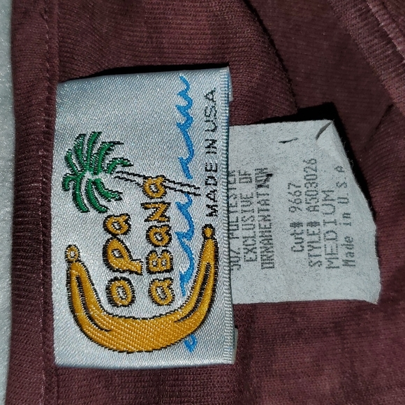 COPA CABANA Mauve Floral Tie Dye Outfit. Fringe Top and Pants. Sz M. VGUC - Picture 13 of 17